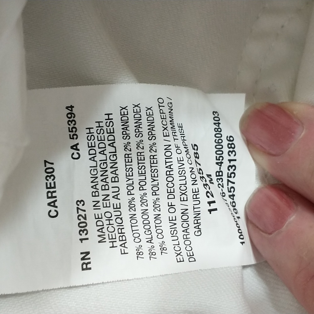 Lee Ladies cover all shorts  size medium and size extra small  white NWT - Picture 8 of 13